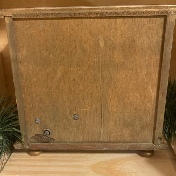 Vintage Wooden Painted Jewelry Drawer Music Box Japan - Picture 7 of 8